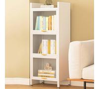 Bibliothèque avec portes transparentes, étagère de rangement sur pied, armoire de rangement moderne pour chambre à coucher, salon, bureau, étude