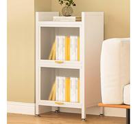 Bibliothèque avec portes transparentes, étagère de rangement sur pied, armoire de rangement moderne pour chambre à coucher, salon, bureau, étude