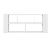 Bibliothèque basse design blanche L167.5 cm MUSSO