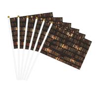 Bibliothèque Bibliothèque Imprimée Drapeau Pratique Drapeau Léger Décoration Intérieur Extérieur Événements Fêtes