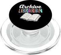 Bibliothèque Bibliothèque imprimée léopard PopSockets PopGrip pour MagSafe