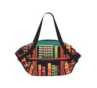 Bibliothèque Bibliothèque Imprimée Sac de Camping Pliable Sac Duffle Bag Imperméable Voyage Matelas Camping Pour Parc Extérieur Plage