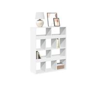 vidaXL Bibliothèque blanc 100x33x125,5 cm bois d'ingénierie