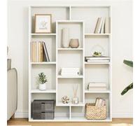 Bibliothèque blanc 102x29x143 cm bois d ingénierie Blanc G