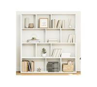 vidaXL Bibliothèque 132 x 29 x 141,5 cm Bois d'ingénierie blanc