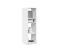 vidaXL Bibliothèque Bois d'ingénierie blanc 34x31x112 cm
