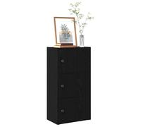 vidaXL Bibliothèque chêne noir 40x24x52 cm Bois d'ingénierie