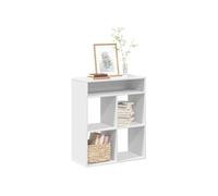 vidaXL Bibliothèque chêne fumé 60×30×71,5 cm bois d'ingénierie