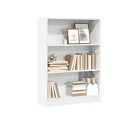 vidaXL Bibliothèque Bois d'ingénierie 80x24x109 cm Blanc