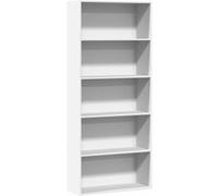 vidaXL Bibliothèque 80x30x189 cm en bois d'ingénierie - Blanc