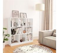 Bibliothèque Blanc 97,5x29,5x100 cm Bois d ingénierie Blanc G