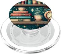Bibliothèque Bleue fantaisiste Super Mignonne pour Les lecteurs PopSockets PopGrip pour MagSafe