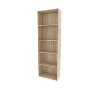 Vicco bibliothèque Bob, Sonoma/Sonoma, 60 x 190 cm avec 5 Compartiments