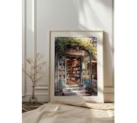 Bibliothèque botanique, affiches d'art, impressions, art mural, peinture sur toile, art moderne, affiche sur toile pour chambre à coucher, salon, décoration, 80 x 140 cm, sans cadre