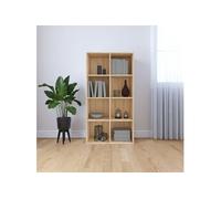 Vidaxl Bibliothèque/Buffet Chêne Sonoma 66 X 30 X 130 Cm Aggloméré Marron