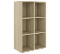 Bibliothèque/Buffet Chêne Sonoma 66x30x97,8 Cm Aggloméré - Vidaxl Marron