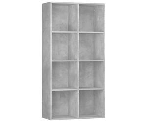 Bibliothèque/Buffet Gris Cement 66 X 30 X 130 Cm Aggloméré