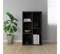 VidaXL Bibliothèque/Buffet Noir 50x25x80 cm Aggloméré