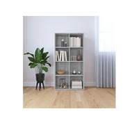Bibliothèque Buffet Sonoma gris 66x30x130 cm Bois d ingénierie Gris G