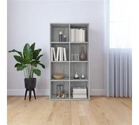 Bibliothèque Buffet Sonoma gris 66x30x130 cm Bois d ingénierie