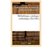 Bibliothèque, Catalogue Méthodique