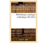 Bibliothèque, Catalogue Méthodique