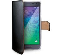 Bibliothèque Celly Wally - pour Samsung Galaxy Alpha - simili cuir - porte-cartes - noir