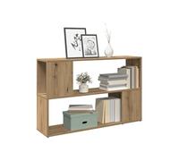 vidaXL Bibliothèque chêne artisanal 100x24x63 cm Bois d'ingénierie Marron