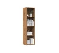 vidaXL Bibliothèque chêne artisanal 36×30×143 cm – Bois d'ingénierie