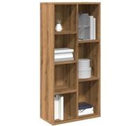 vidaXL Bibliothèque chêne artisanal 50 x 25 x 104 cm Chêne G