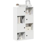 vidaXL Bibliothèque étagère à livres Bois d'ingénierie 60x24x76,5 cm Blanc
