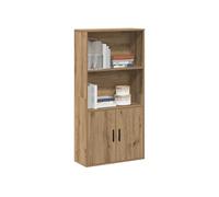 vidaXL Bibliothèque en bois d'ingénierie chêne artisanal 60x24x120 cm