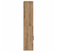 Bibliothèque chêne artisanal 60x24x120 cm bois d'ingénierie_2 ans garantie_89929