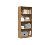Bibliothèque chêne artisanal 60x24x143 cm bois d'ingénierie857820