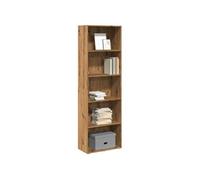 vidaXL Bibliothèque chêne artisanal 60×30×189 cm – Bois d'ingénierie – Marron