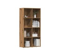 vidaXL Bibliothèque chêne Artisanal 66x30x130 cm Bois d'ingénierie