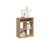 vidaXL Bibliothèque chêne artisanal – Bois d'ingénierie 66x31x80 cm – Étagère à livres