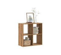 vidaXL Bibliothèque Chêne artisanal - Bois d'ingénierie 68,5x32x68,5 cm - Multicolore