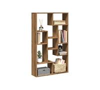Vidaxl Bibliothèque Chêne Artisanal 72x20x120 Cm Bois D'ingénierie Marron