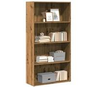 Vidaxl Bibliothèque Chêne Artisanal 80x30x152 Cm Bois D'ingénierie Marron
