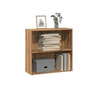 Vidaxl Bibliothèque Chêne Artisanal 80x30x77 Cm Bois D'ingénierie Marron