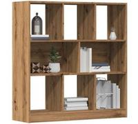 vidaXL Bibliothèque chêne artisanal 97,5×29,5×100 cm Bois d'ingénierie