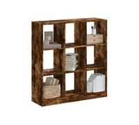 vidaXL Bibliothèque Chêne fumé 102×32×108 cm Bois d'ingénierie Marron