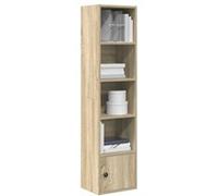 vidaXL Bibliothèque chêne fumé 31x24x127 cm bois d'ingénierie