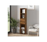 vidaXL Bibliothèque Chêne fumé 36x30x171 cm Bois d'ingénierie 815534