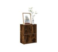 vidaXL Bibliothèque chêne fumé – 40x24x52 cm – Bois d'ingénierie – Étagère à livres