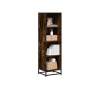 vidaXL Bibliothèque chêne fumé 40x35x139 cm Bois composite