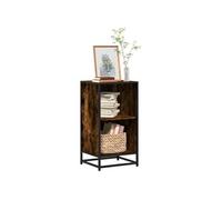vidaXL Bibliothèque chêne fumé 40x35x76 cm bois composite