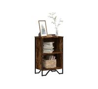 Bibliothèque chêne fumé 50x31x74,5 cm bois d'ingénierie848601