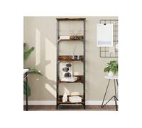 Vidaxl Bibliothèque Chêne Fumé 50x33x153 Cm Bois D'ingénierie Marron